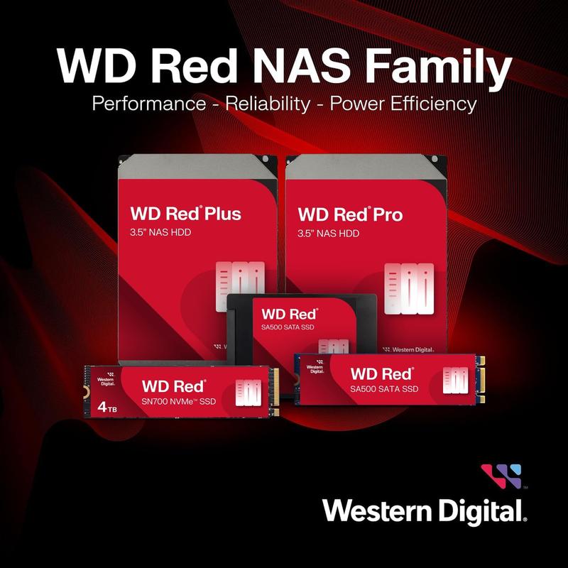 HD Western Digital WD Red Plus 4TB - 3,5